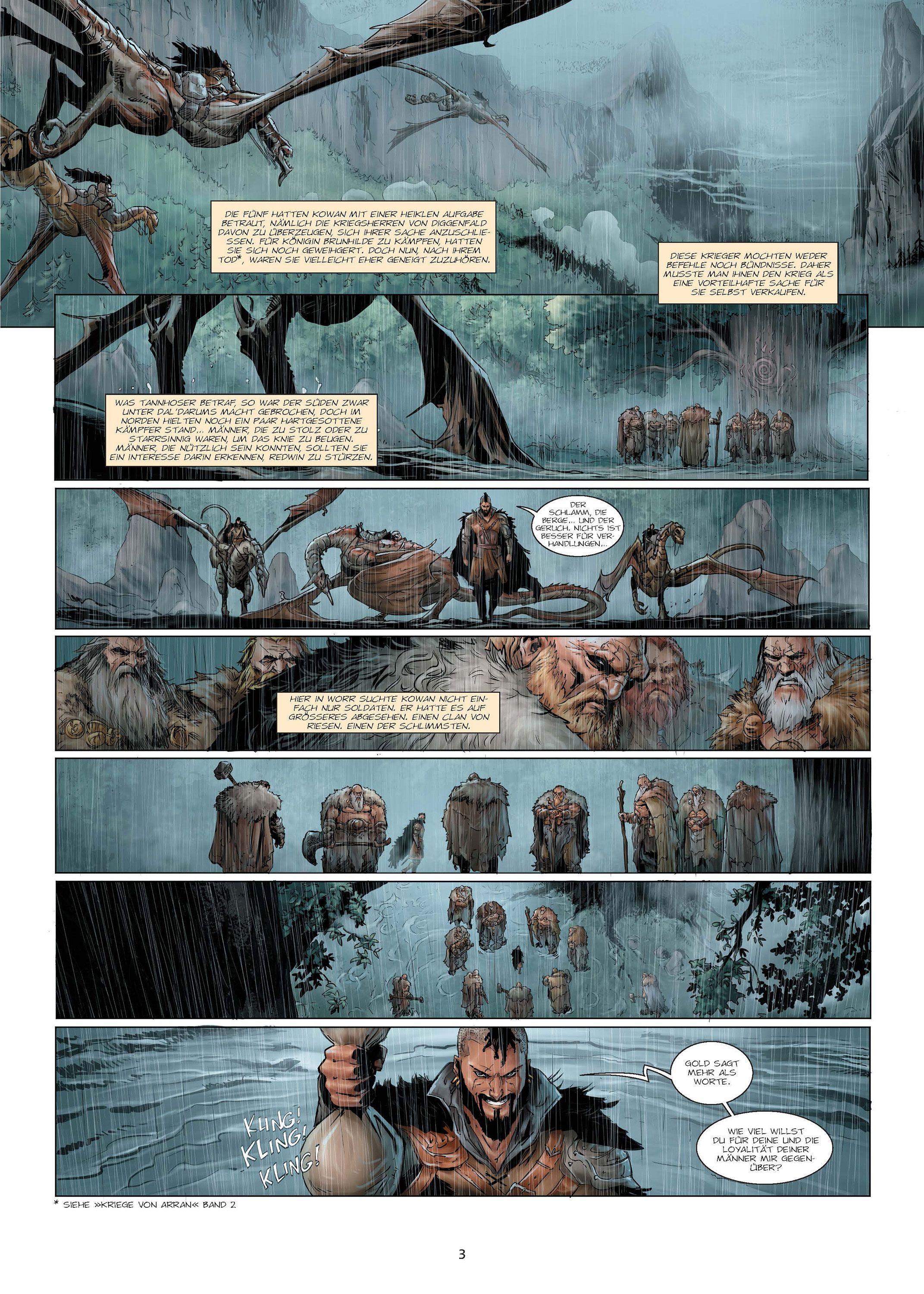 Beispielinhalt (Bild) Die Kriege von Arran. Band 6