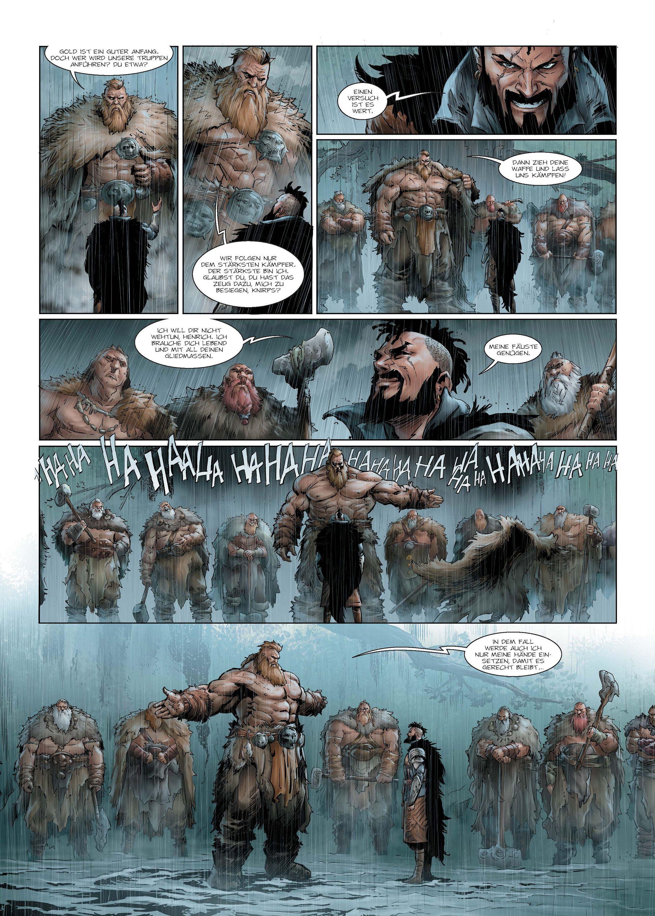 Beispielinhalt (Bild) Die Kriege von Arran. Band 6