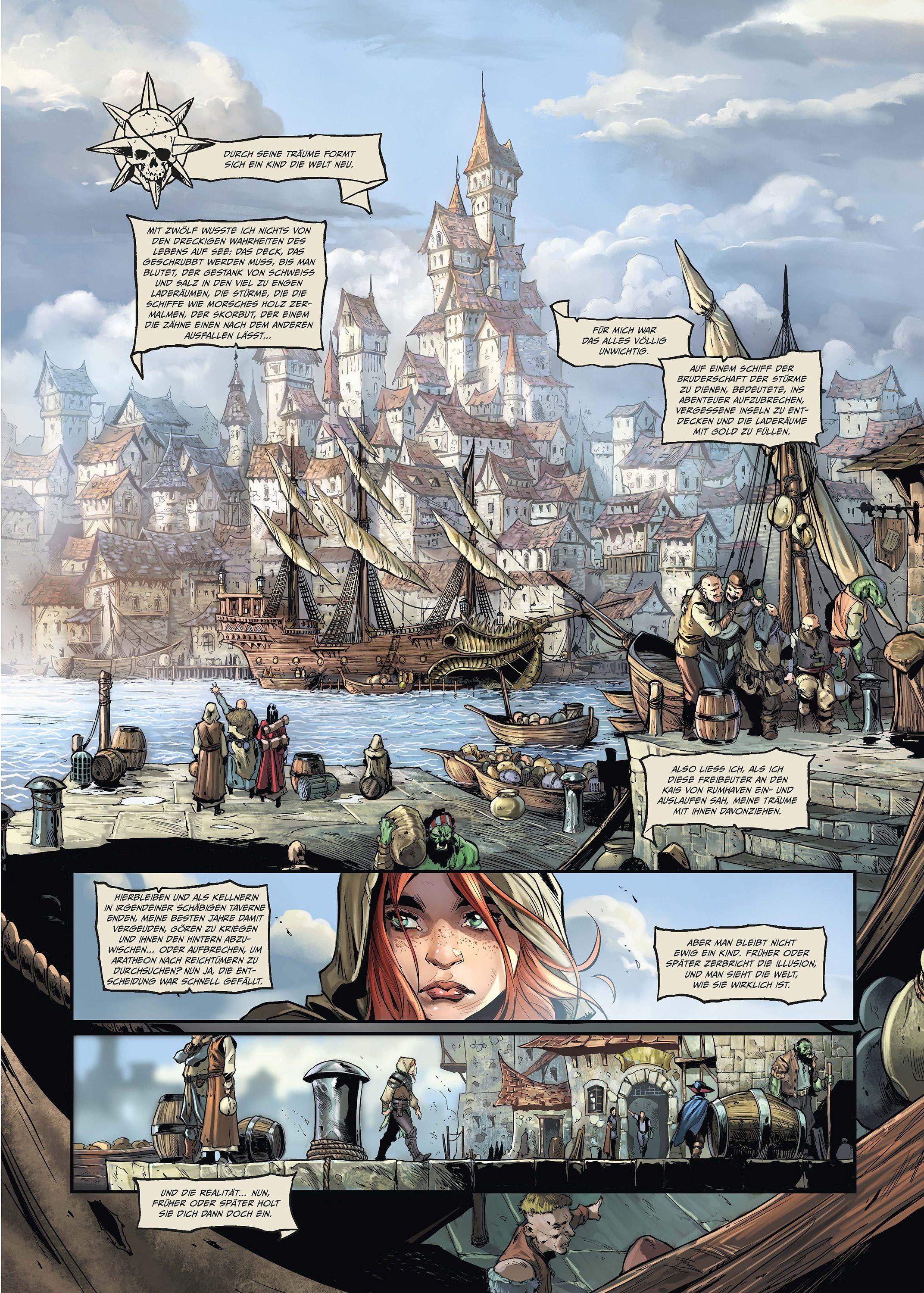 Beispielinhalt (Bild) Die Bruderschaft der Stürme. Band 1