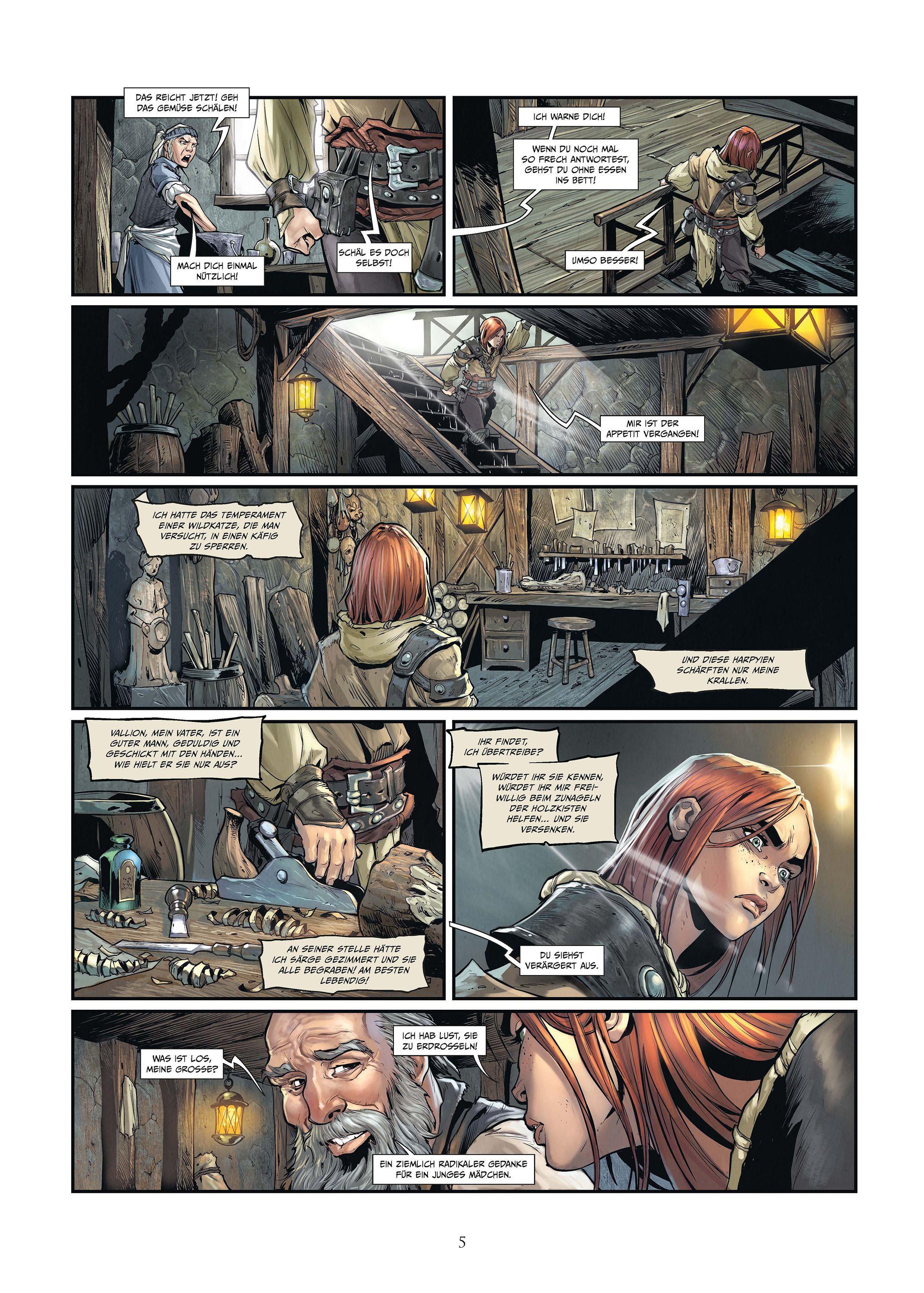 Beispielinhalt (Bild) Die Bruderschaft der Stürme. Band 1