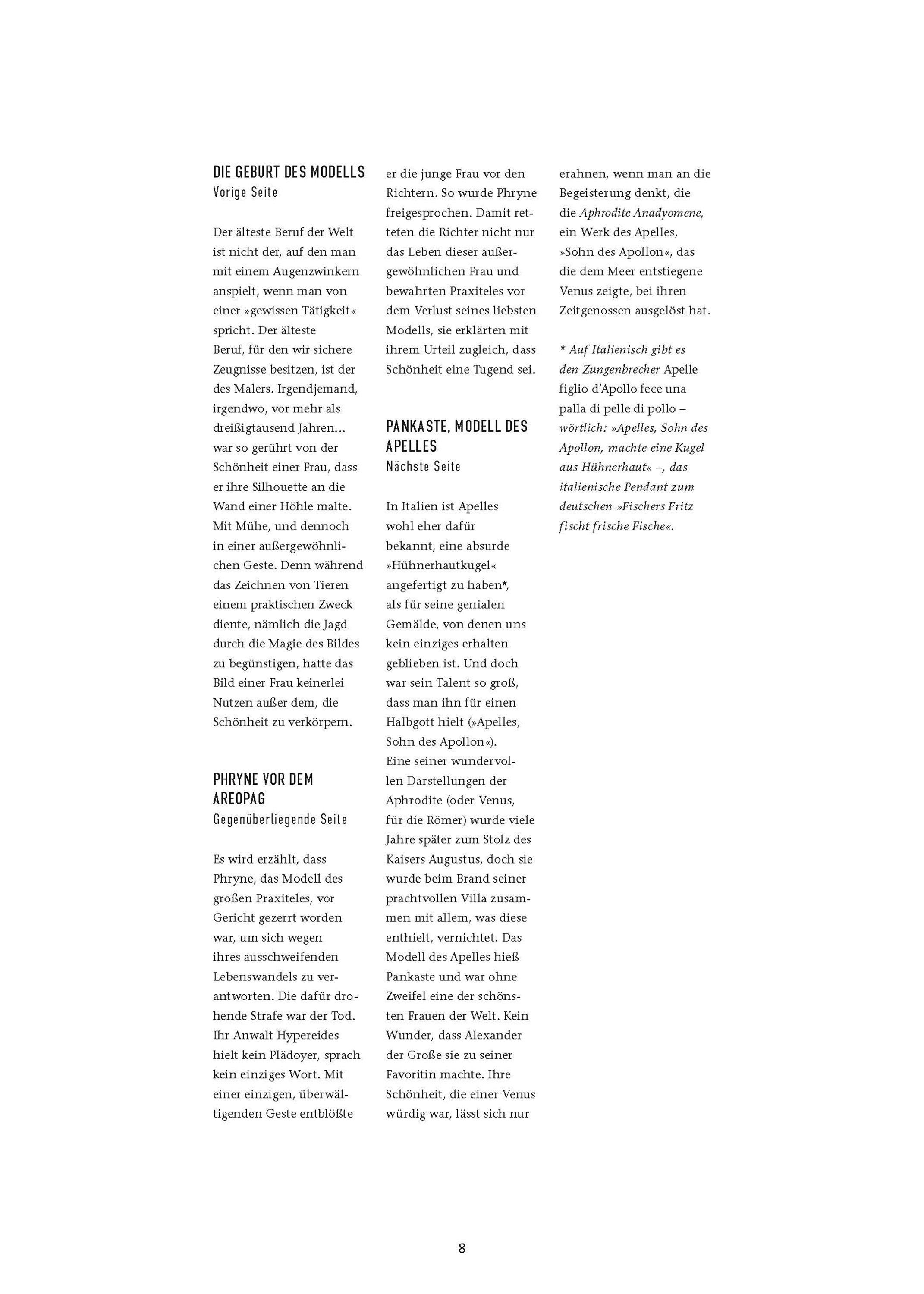 Beispielinhalt (Bild) Maler und Modell