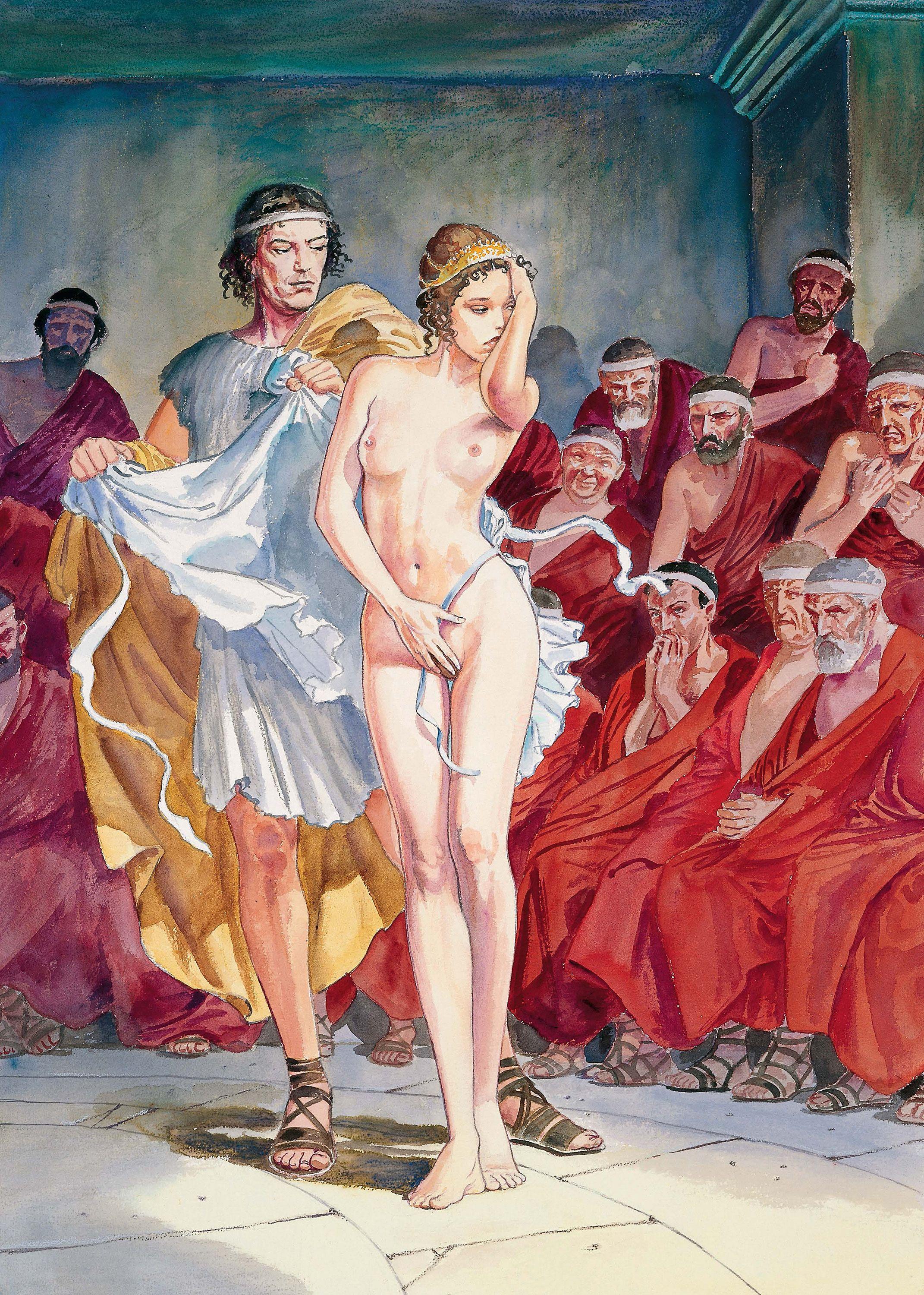 Beispielinhalt (Bild) Maler und Modell