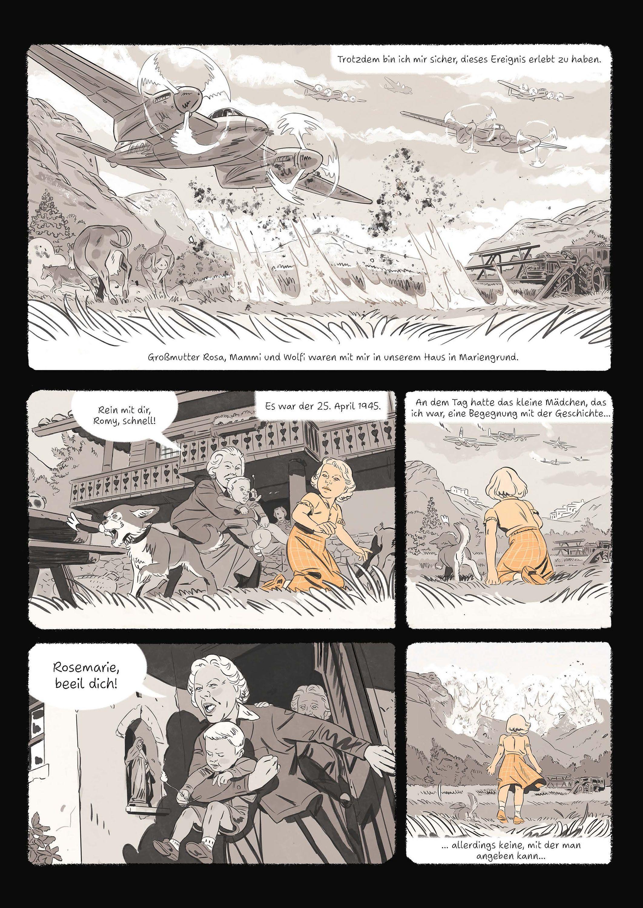 Beispielinhalt (Bild) Romy Schneider (Graphic Novel)