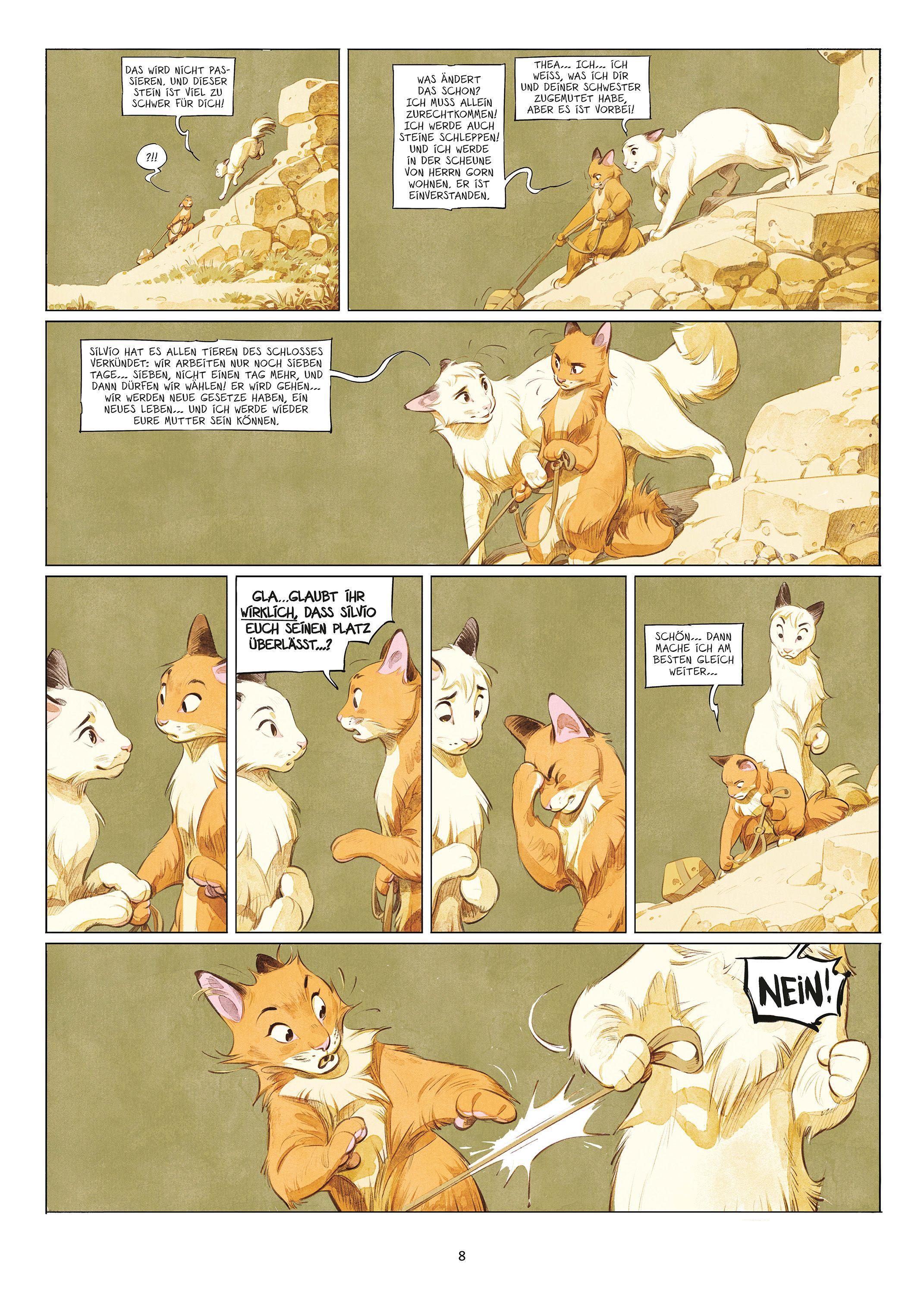 Beispielinhalt (Bild) Schloss der Tiere. Band 4