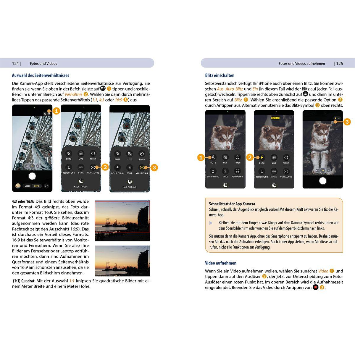 Beispielinhalt (Bild) Apple iPhone mit iOS 26 - Das Buch für Einsteiger ohne Vorkenntnisse