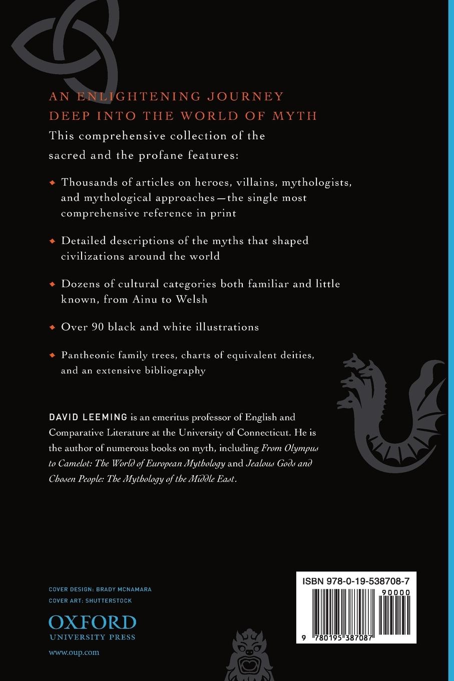 Rückseitencover Oxford Companion to World Mythology