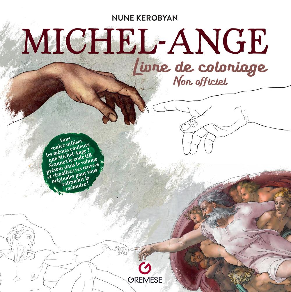 Vorderes Coverbild Michel-Ange. Livre de coloriage. Non officiel