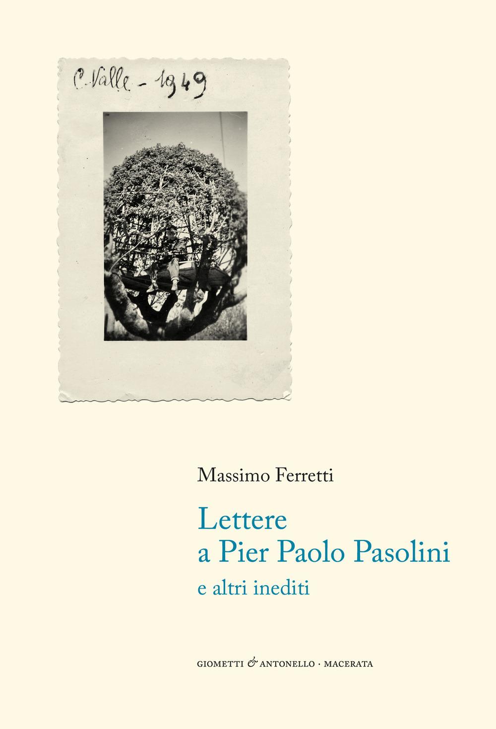 Vorderes Coverbild Lettere a Pier Paolo Pasolini