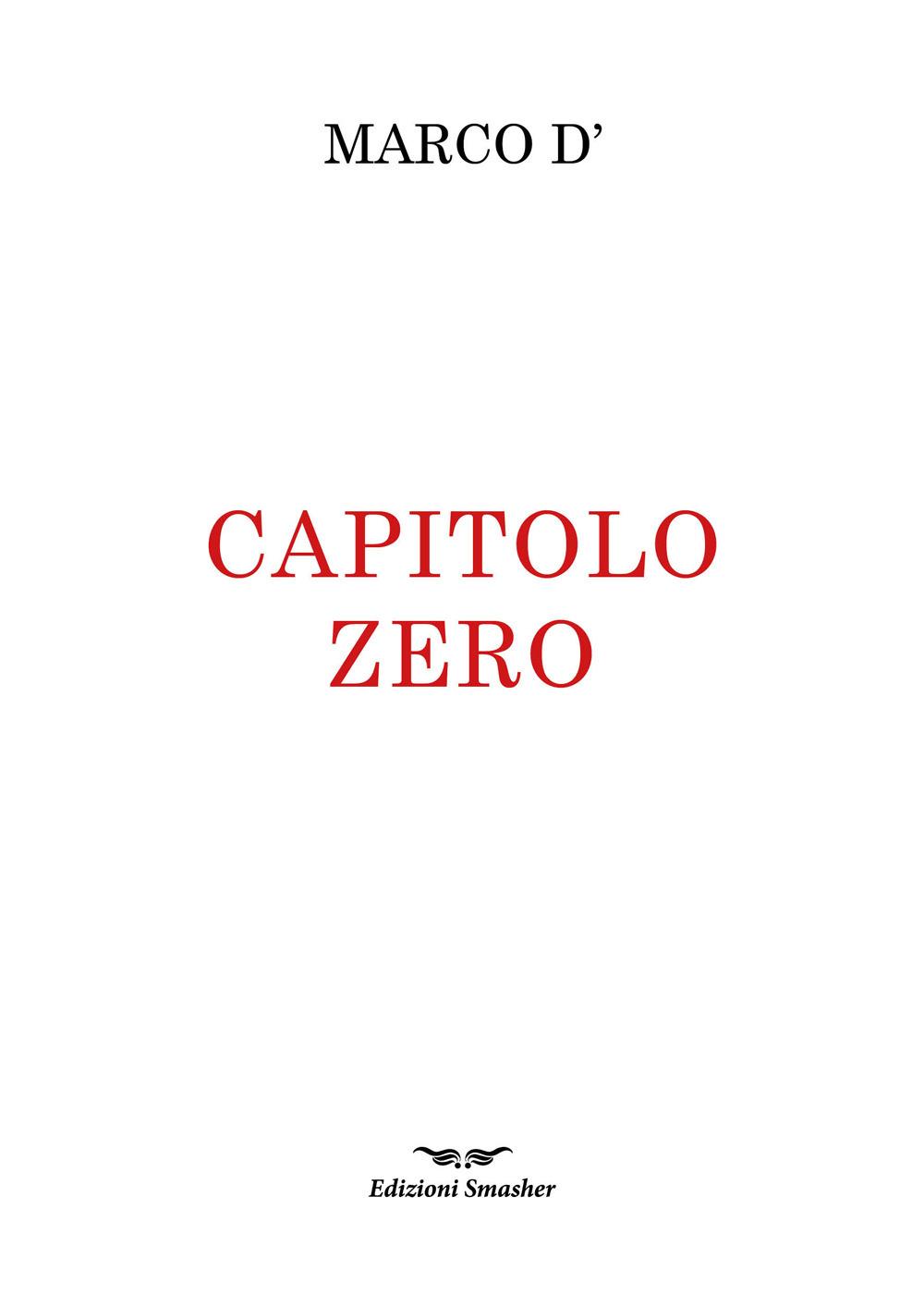 Vorderes Coverbild Capitolo zero