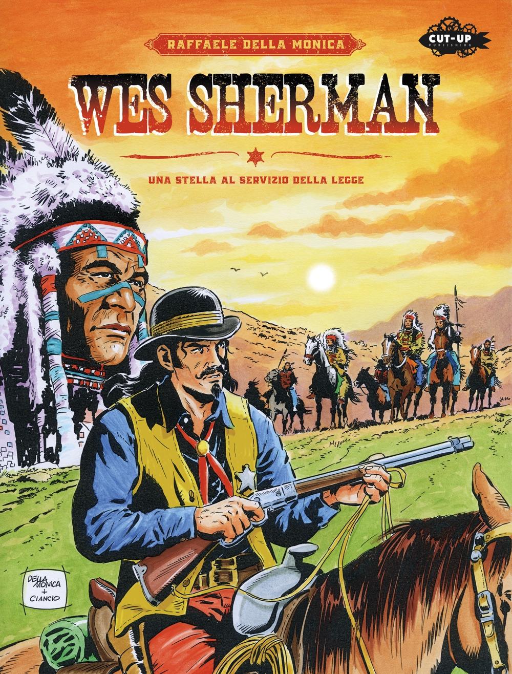 Vorderes Coverbild Wes Sherman. Una stella al servizio della legge