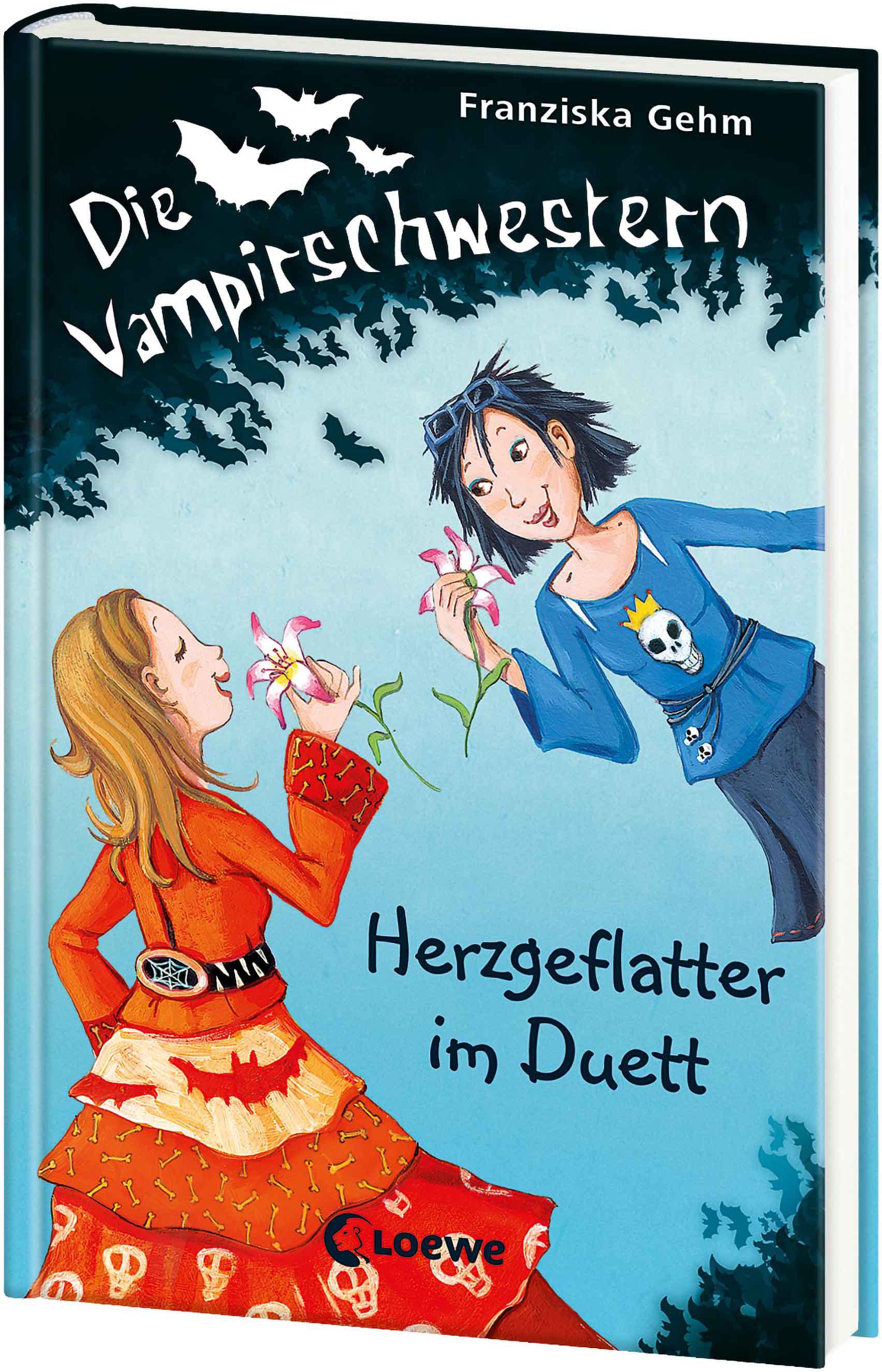 Vorderes Coverbild Die Vampirschwestern 04. Herzgeflatter im Duett