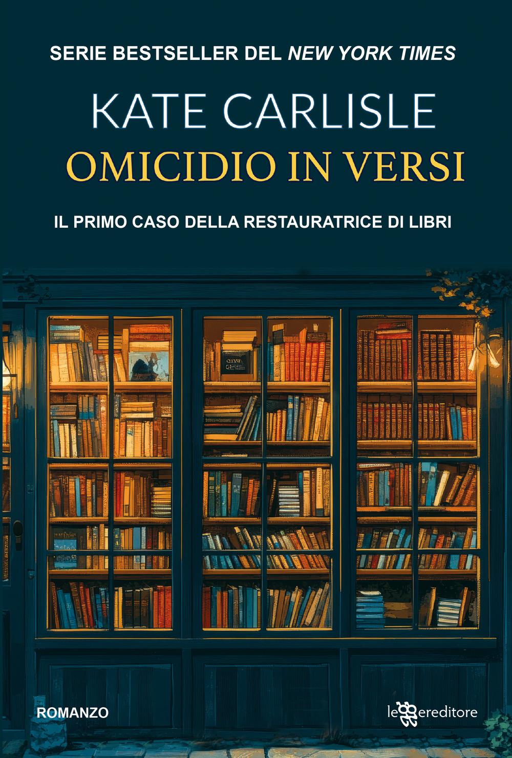 Vorderes Coverbild Omicidio in versi. Il primo caso della restauratrice di libri
