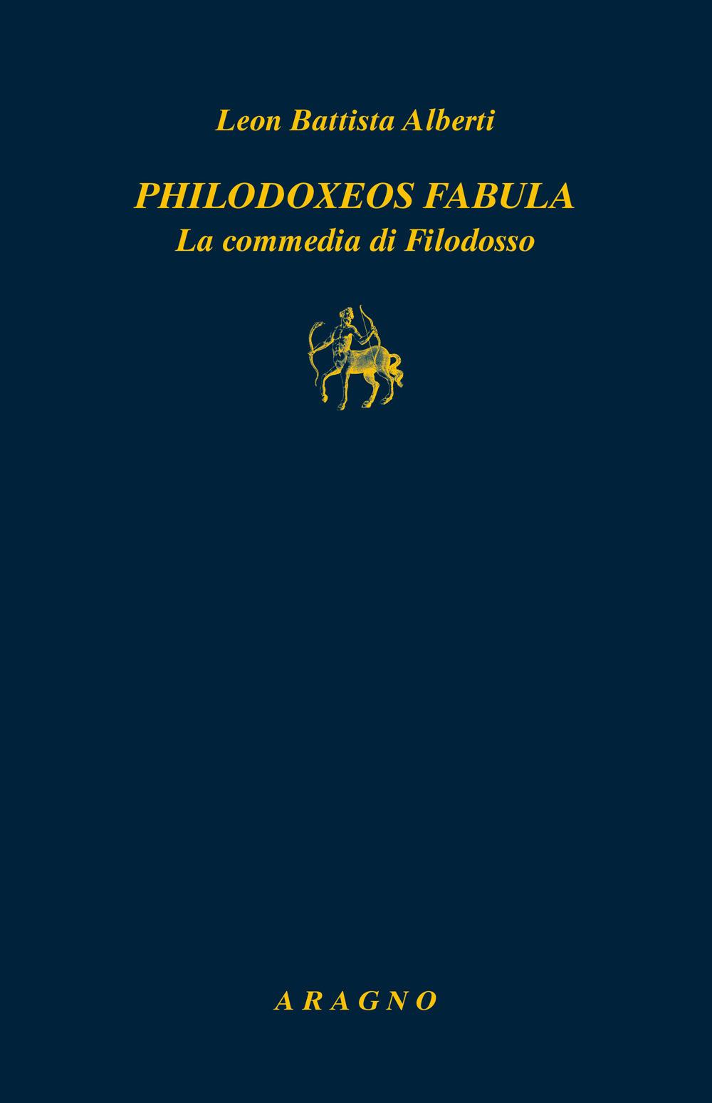 Vorderes Coverbild Philodoxoes fabula. La commedia di Filodosso