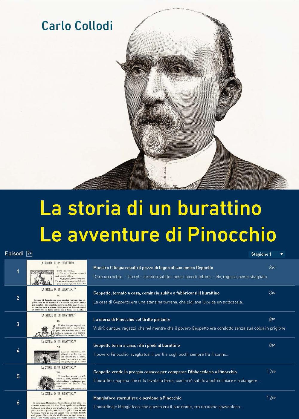 Vorderes Coverbild La storia di un burattino. Le avventure di Pinocchio