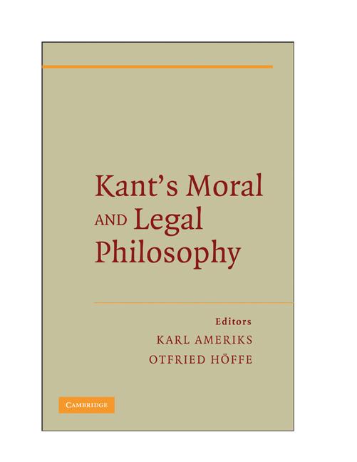 Vorderes Coverbild Kant's Moral and Legal Philosophy