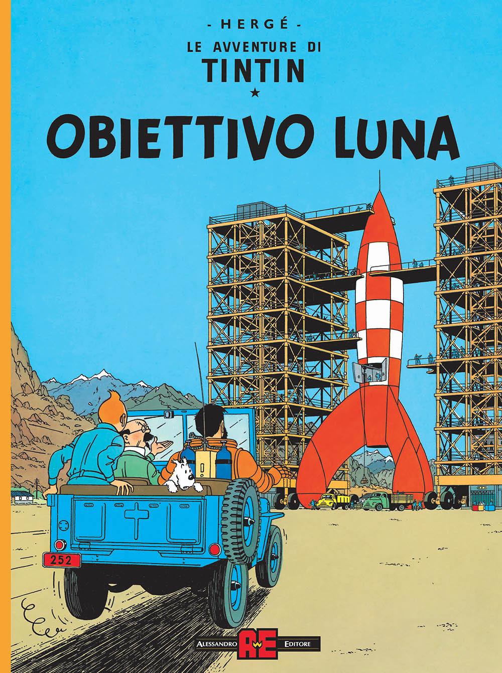 Vorderes Coverbild Le avventure di Tintin. Obiettivo luna