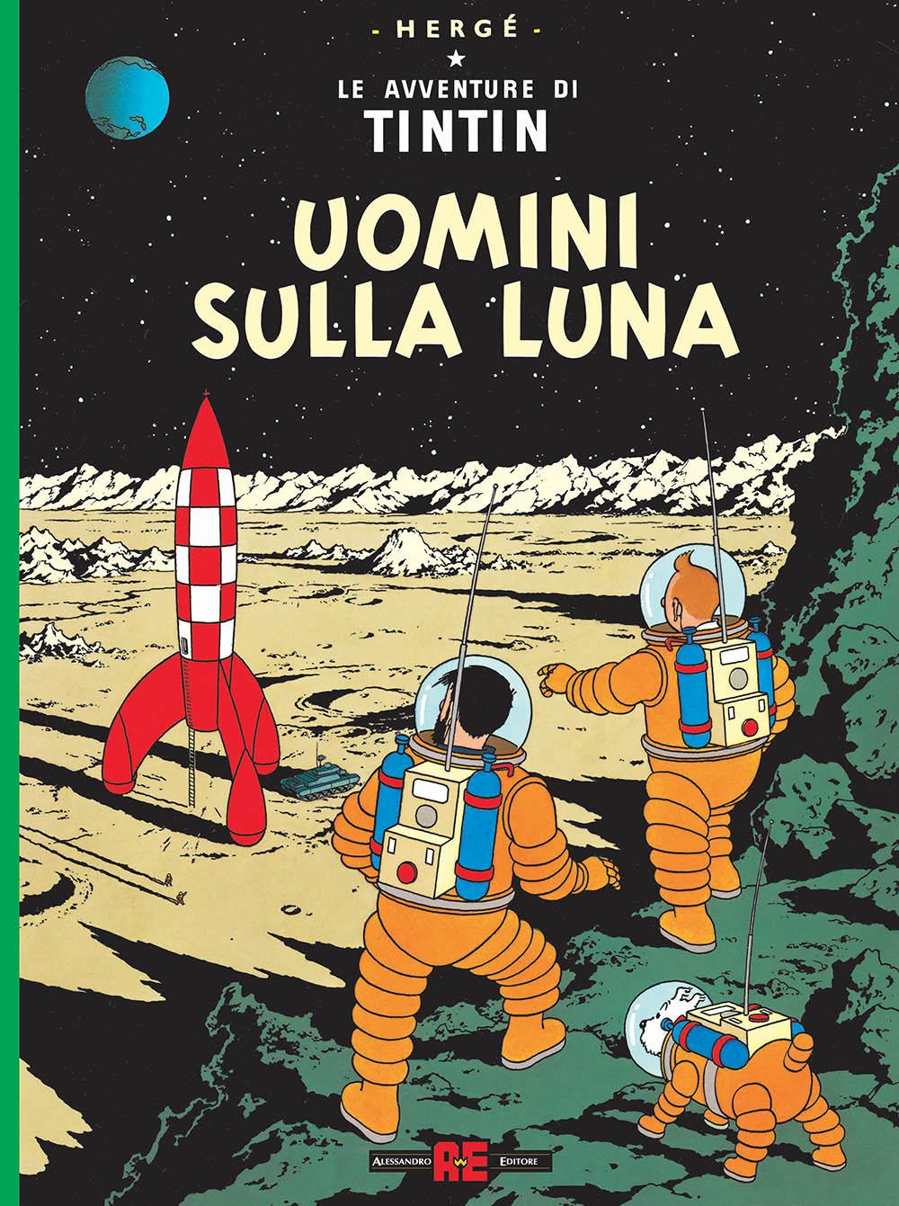 Vorderes Coverbild Le avventure di Tintin. Uomini sulla luna