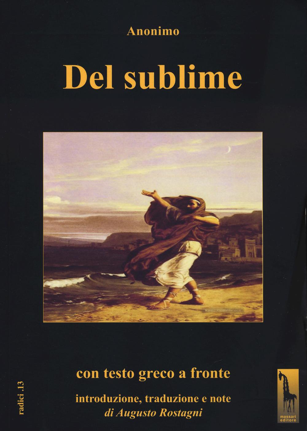 Vorderes Coverbild Del sublime. Testo greco a fronte