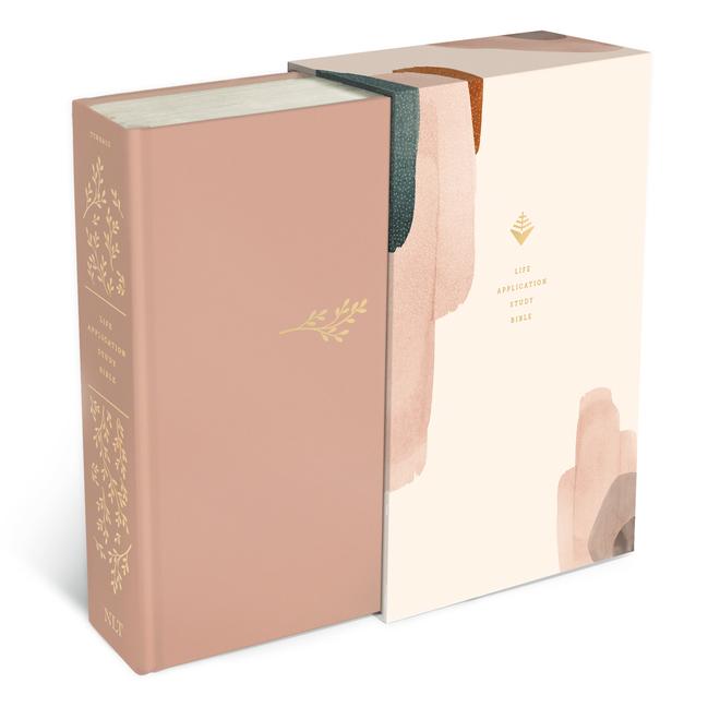 Vorderes Coverbild NLT Life Application Study Bible, Third Edition (Hardcover Cloth, Soft Pink, Red Letter)