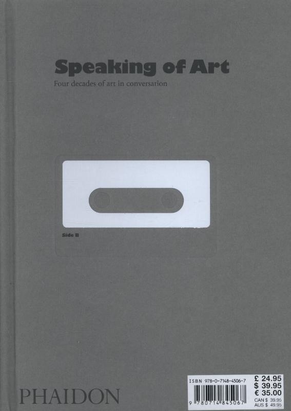 Rückseitencover Speaking of Art