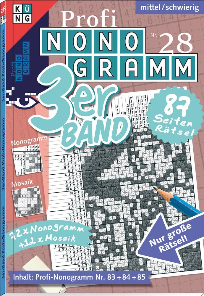 Vorderes Coverbild Profi-Nonogramm 3er-Band Nr. 28