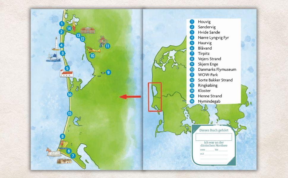 Beispielinhalt (Bild) Sommer an der dänischen Nordsee - Der geheimnisvolle Bunker