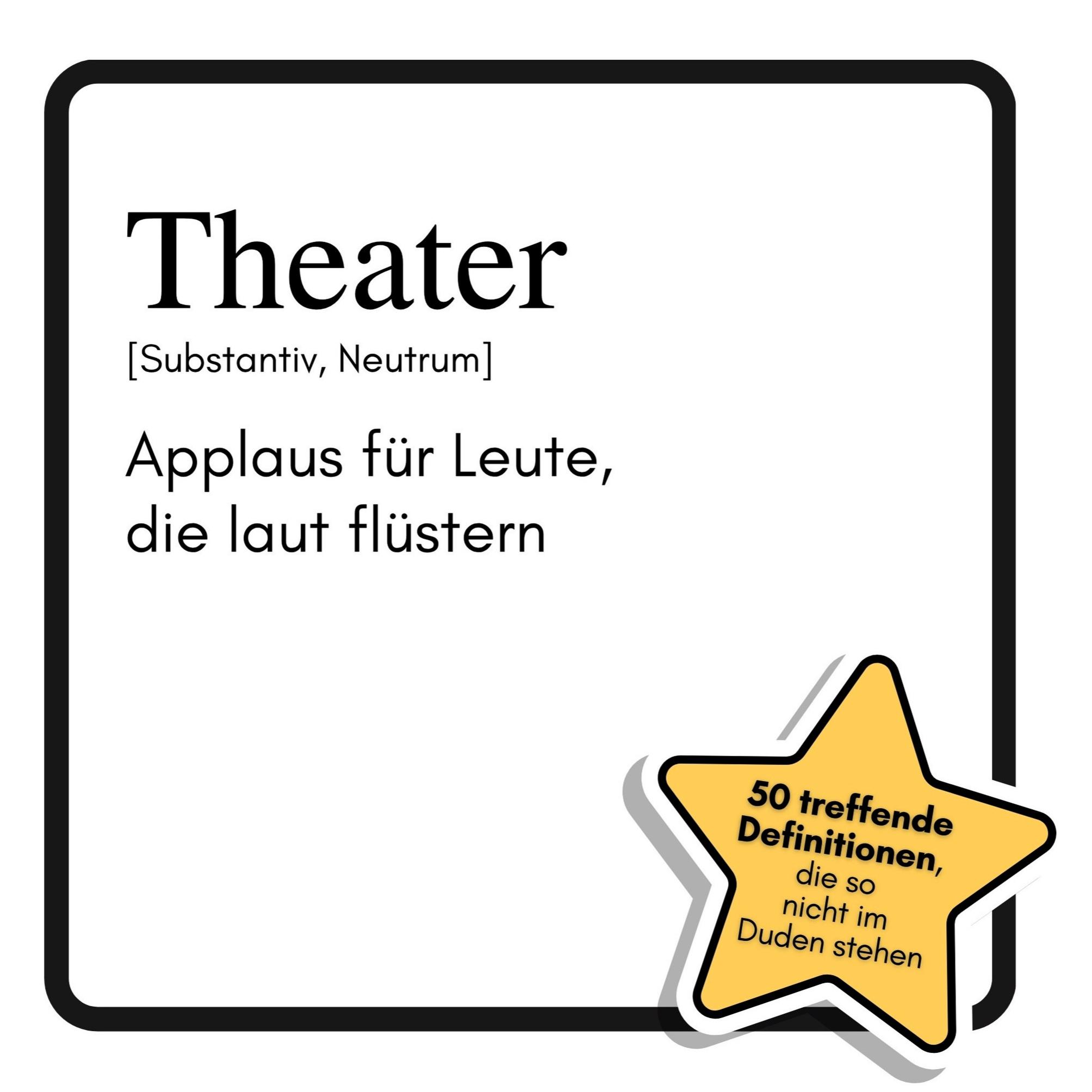 Vorderes Coverbild Theater