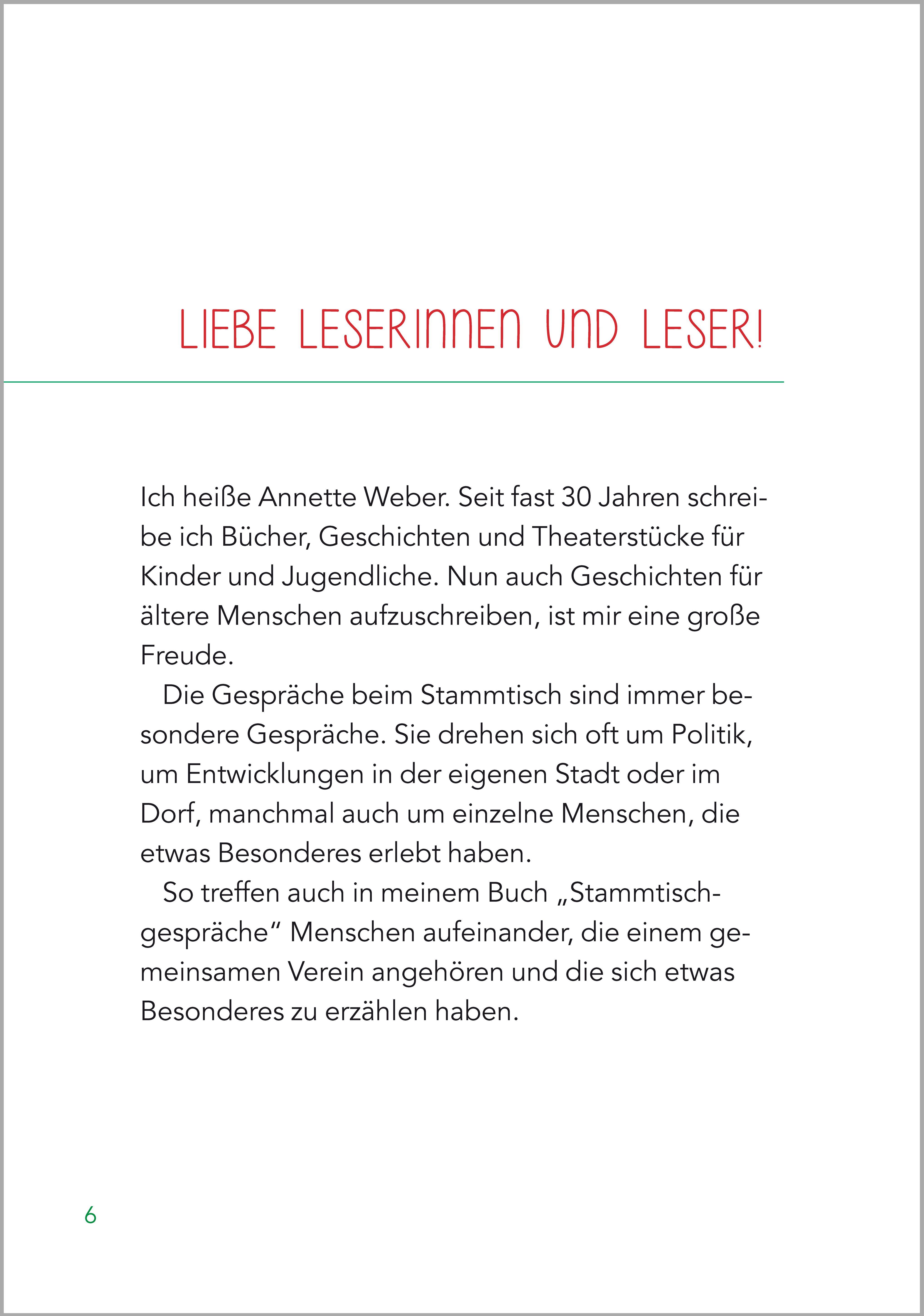 Beispielinhalt (Bild) Stammtischgespräche
