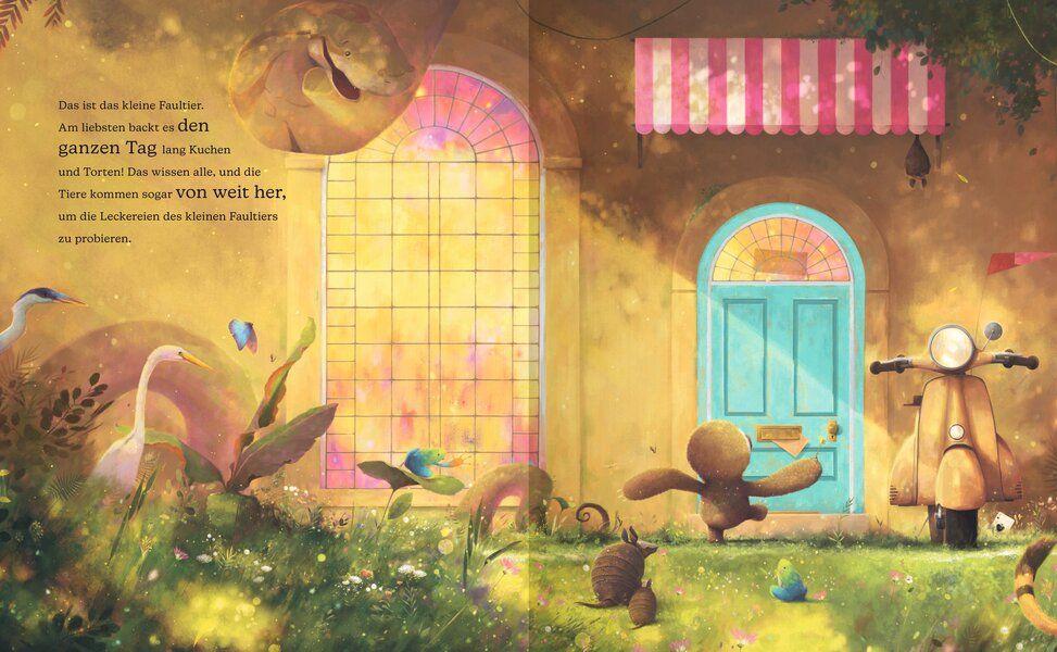 Beispielinhalt (Bild) Wir schaffen das, kleines Faultier!