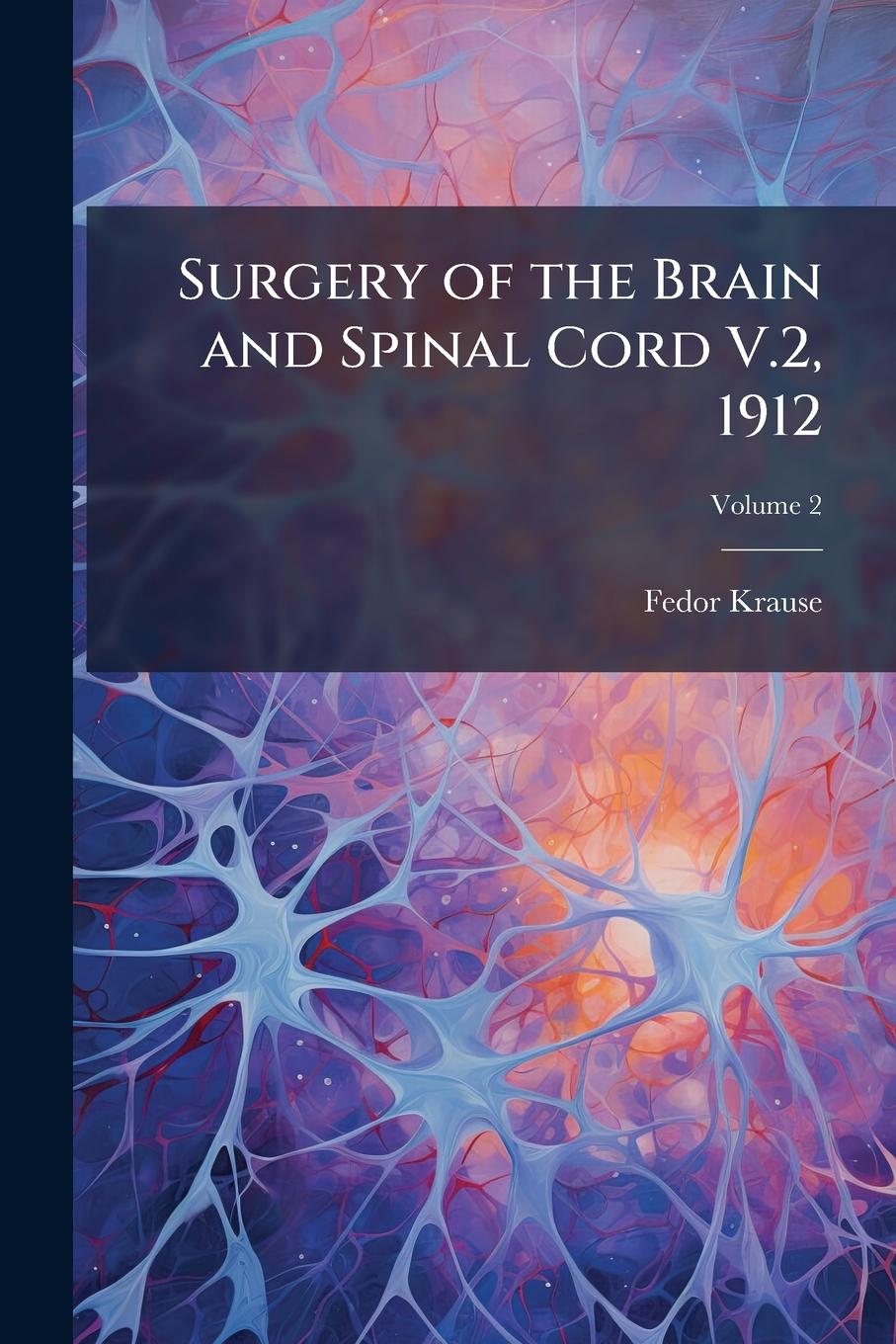 Vorderes Coverbild Surgery of the Brain and Spinal Cord V.2, 1912