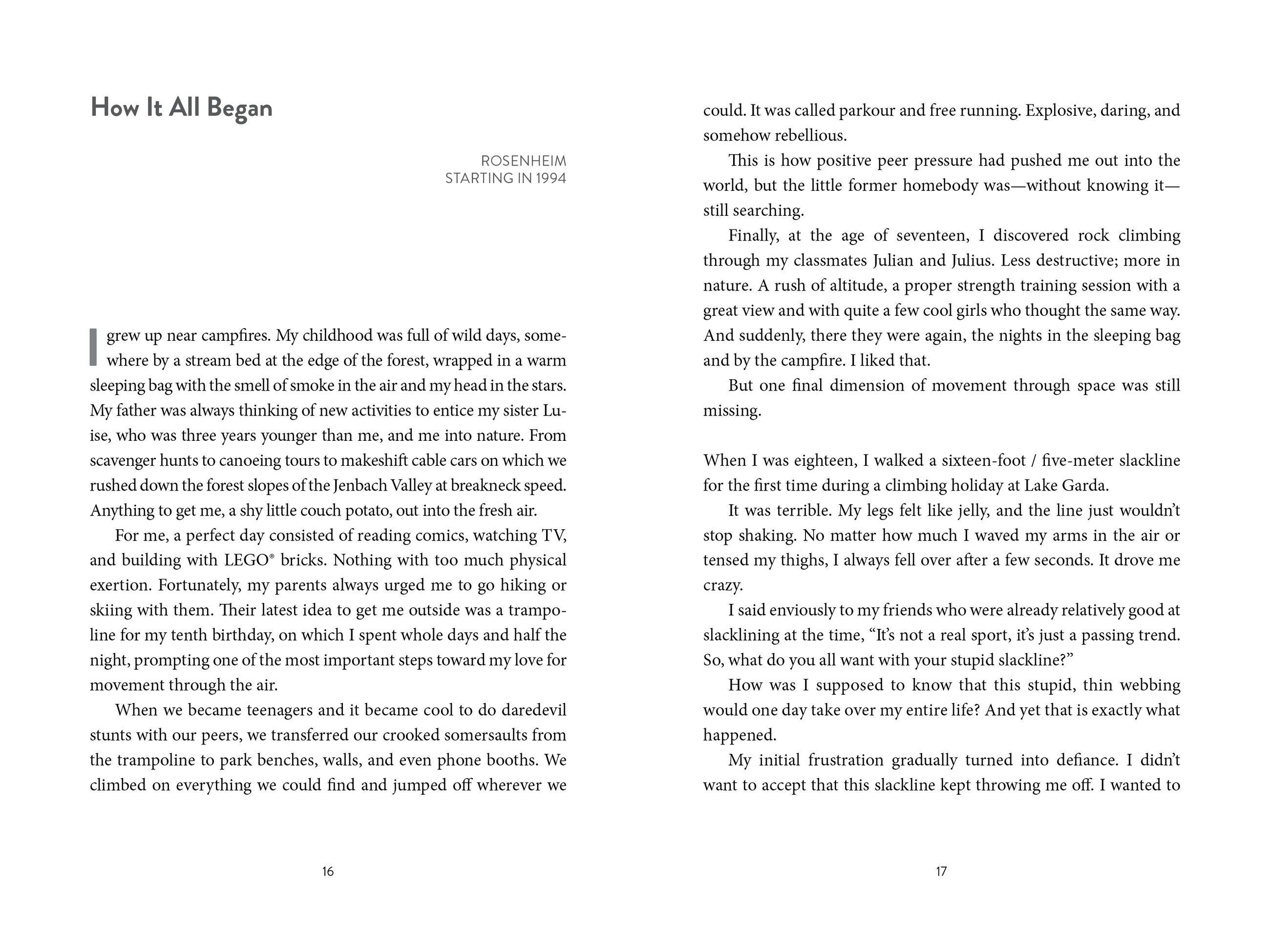 Beispielinhalt (Bild) Above the Abyss