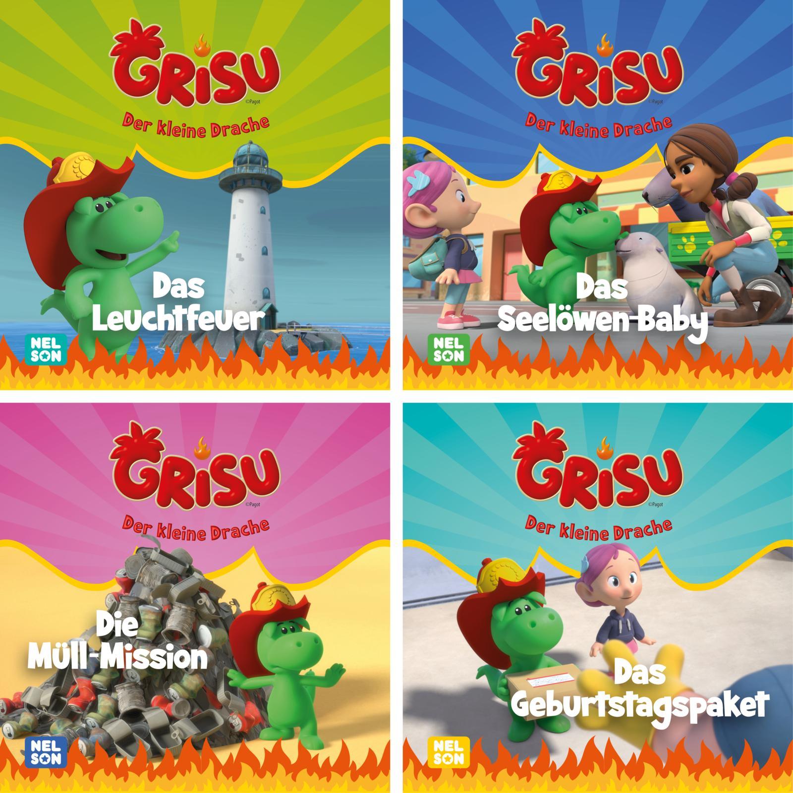 Vorderes Coverbild 4er-Set Maxi-Mini 54: Grisu