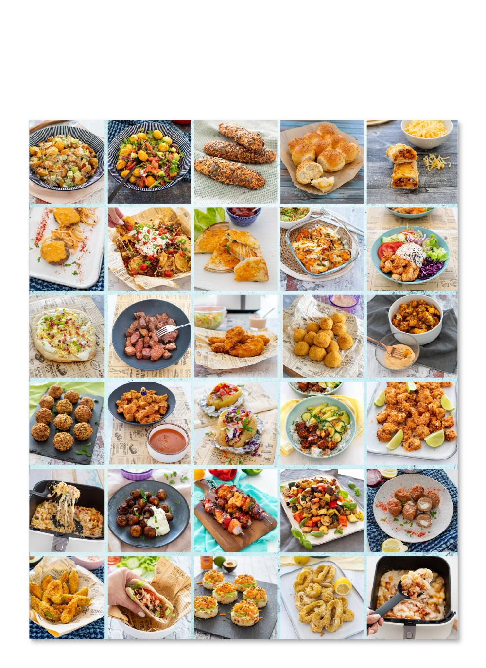 Beispielinhalt (Bild) Rezepte für den AIRFRYER