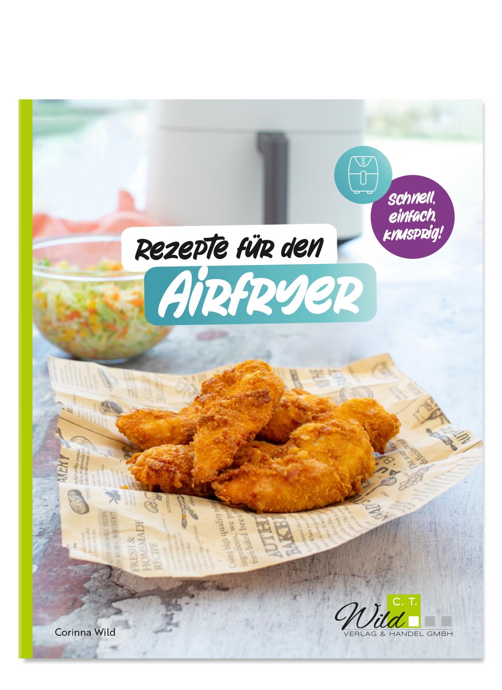 Vorderes Coverbild Rezepte für den AIRFRYER