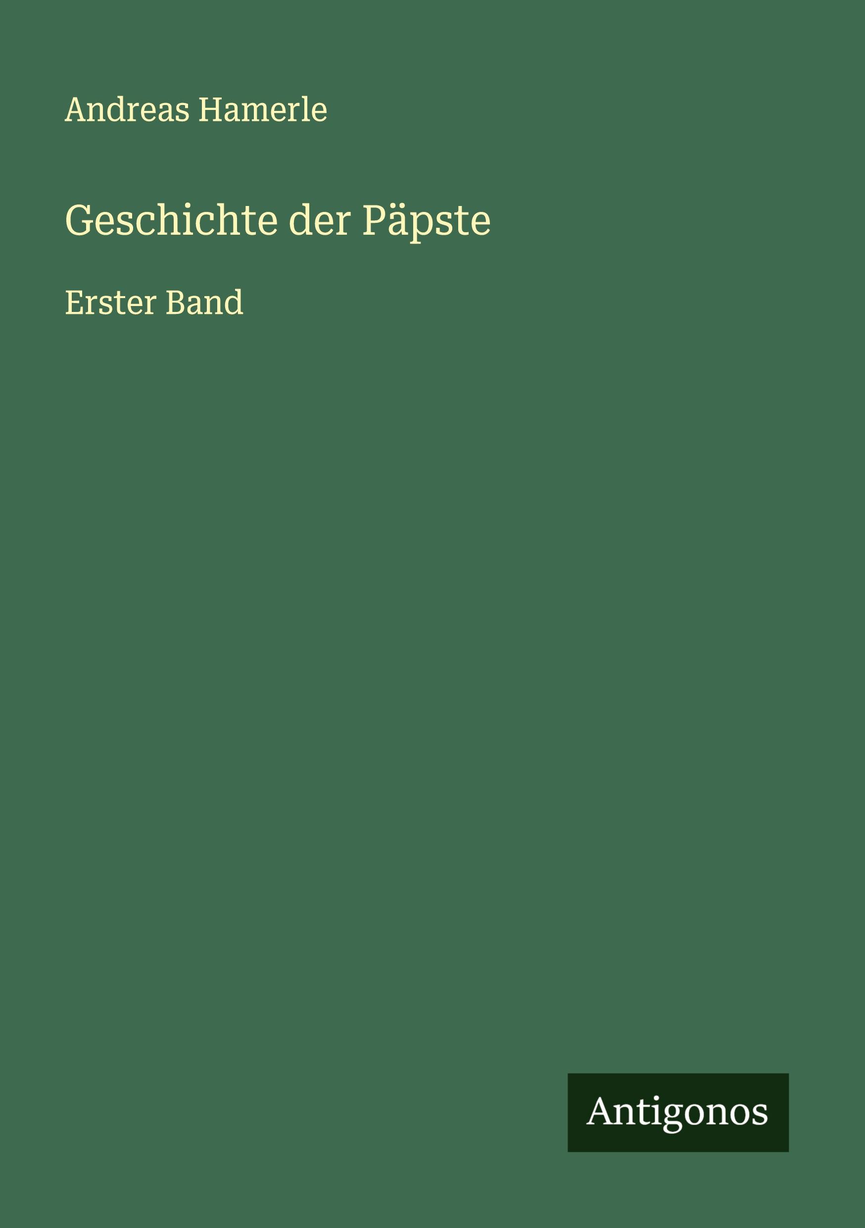 Vorderes Coverbild Geschichte der Päpste