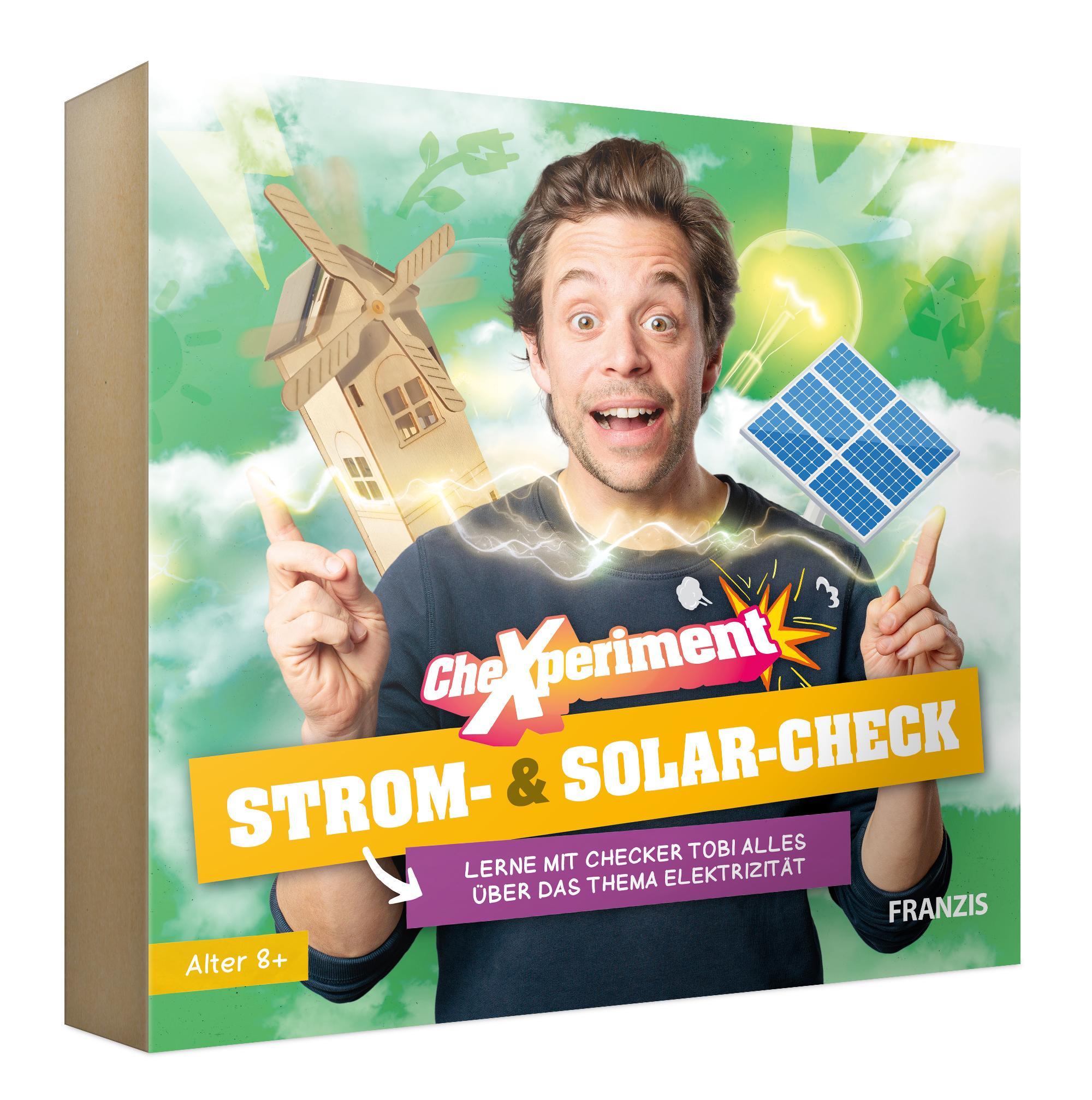 Vorderes Coverbild FRANZIS 67268 - CheXperiment Strom- und Solarcheck