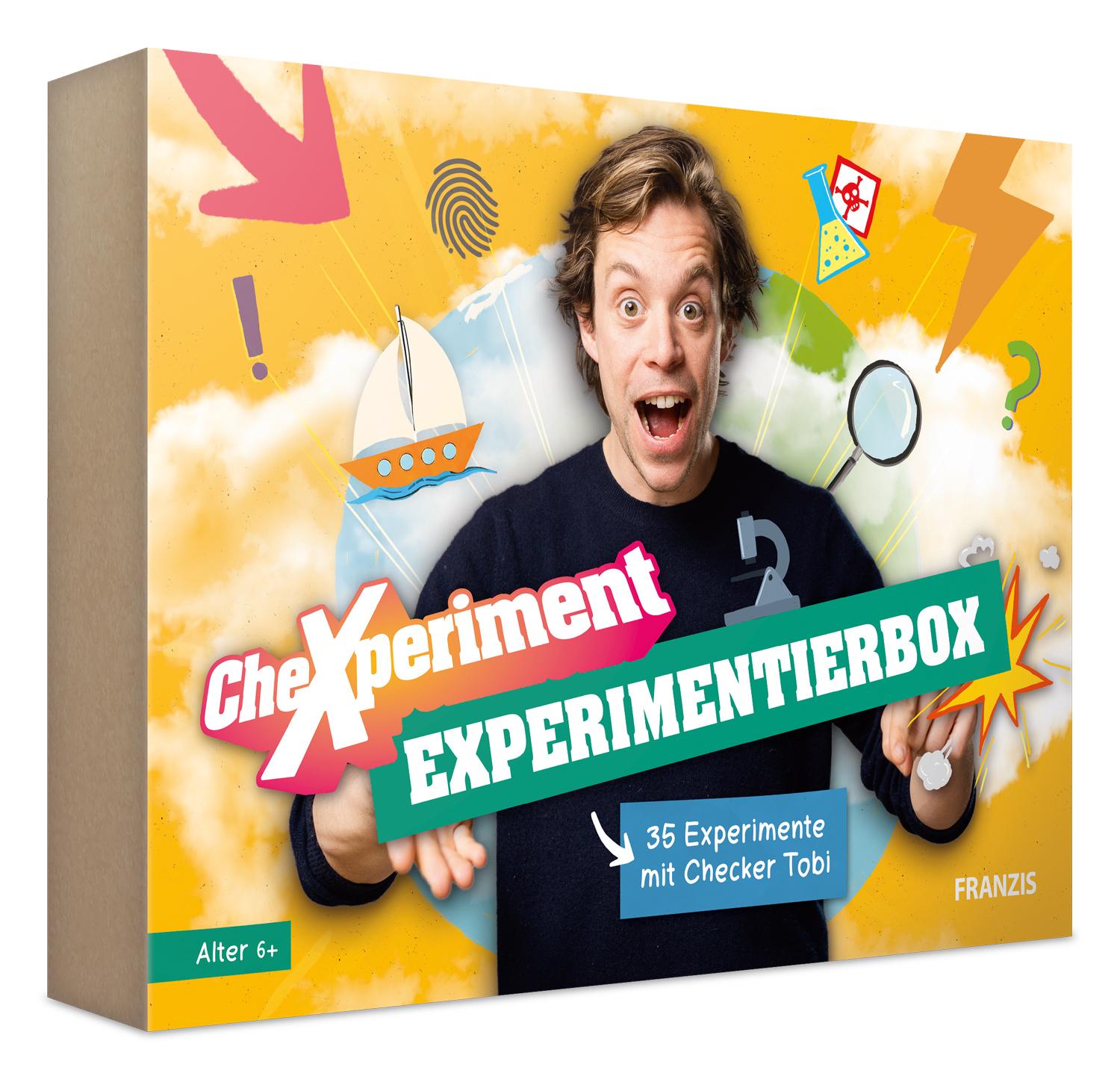 Vorderes Coverbild FRANZIS 67198 - CheXperiment Experimentierbox