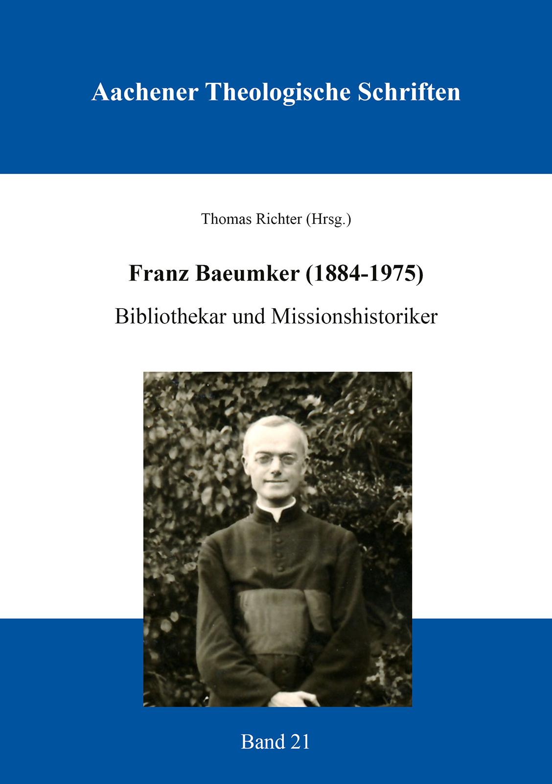 Vorderes Coverbild Franz Baeumker (1884-1975)