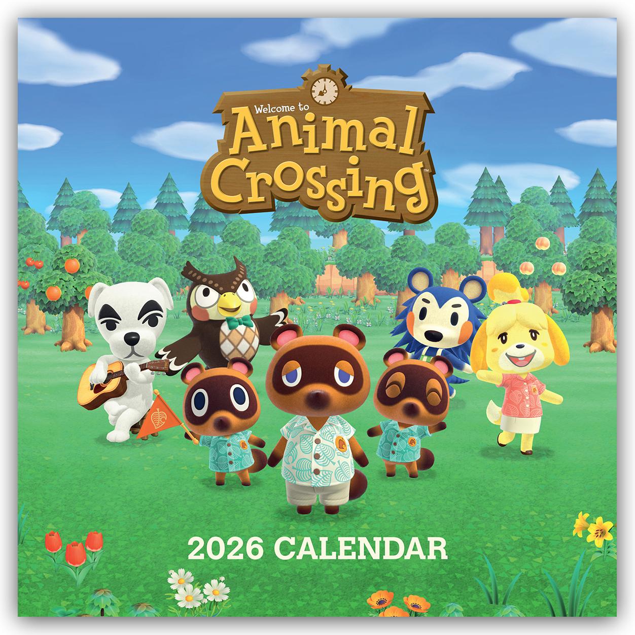 Vorderes Coverbild Nintendo - Animal Crossing 2026 - Wandkalender