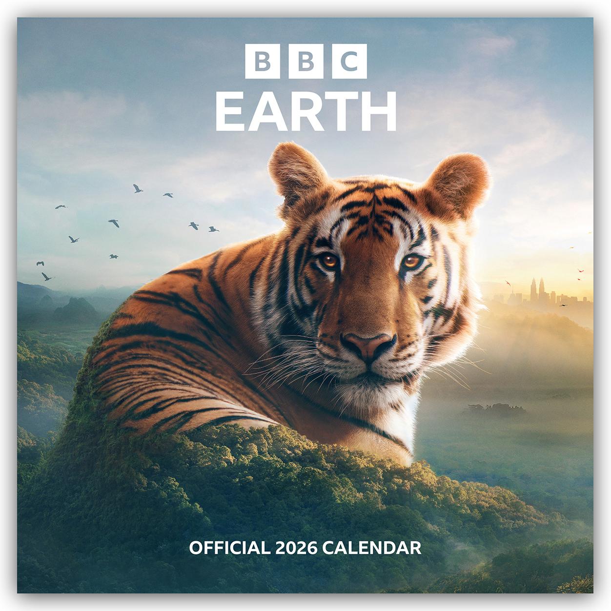 Vorderes Coverbild BBC Planet Earth III - BBC Planet Erde III 2026 - Wandkalender