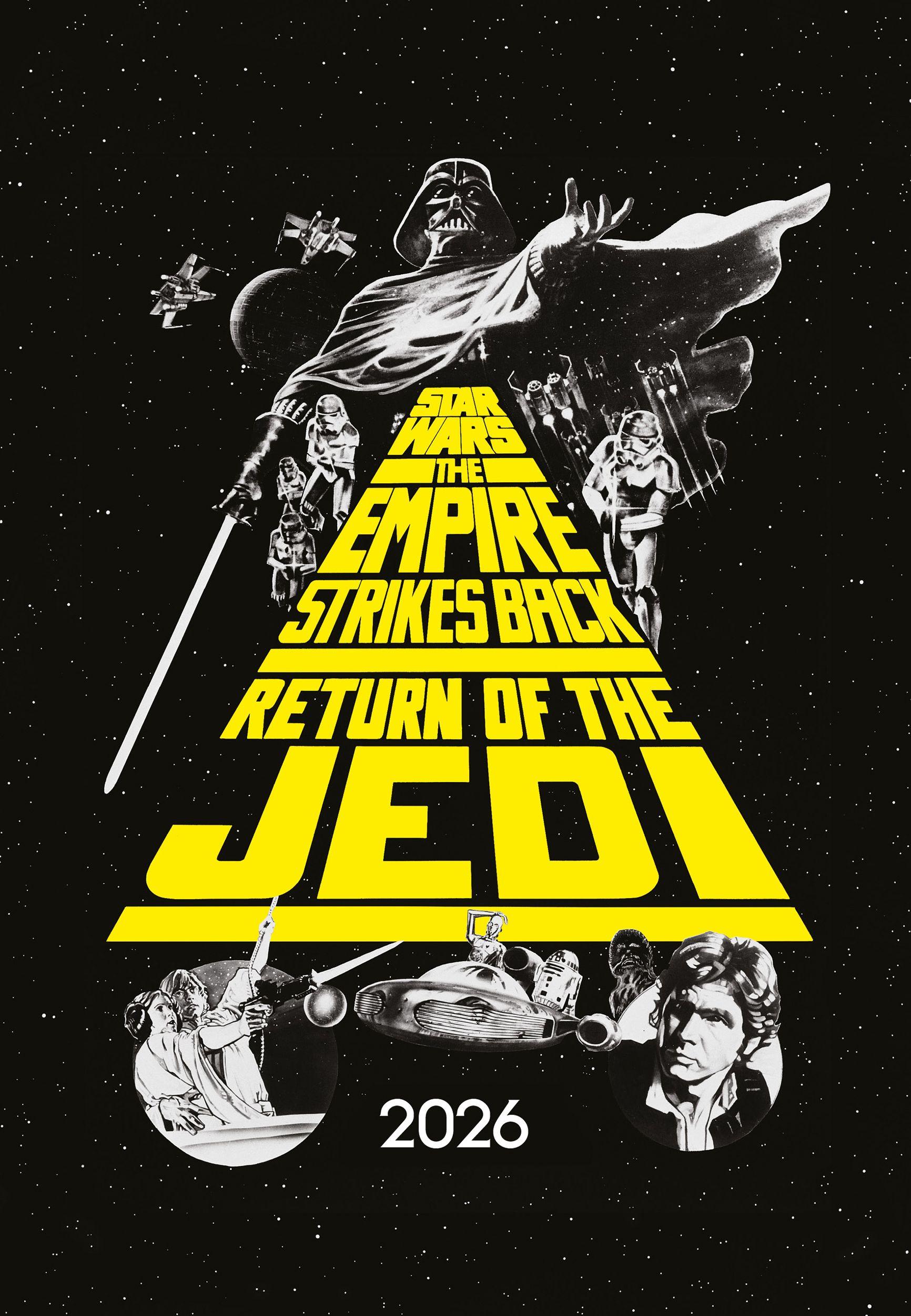 Beispielinhalt (Bild) Star Wars - A5-Tischkalender 2026