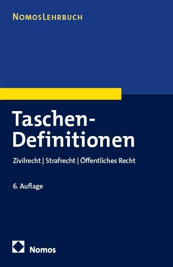 Vorderes Coverbild Taschen-Definitionen