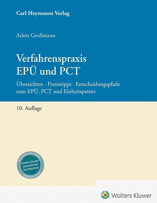 Vorderes Coverbild Verfahrenspraxis EPÜ und PCT