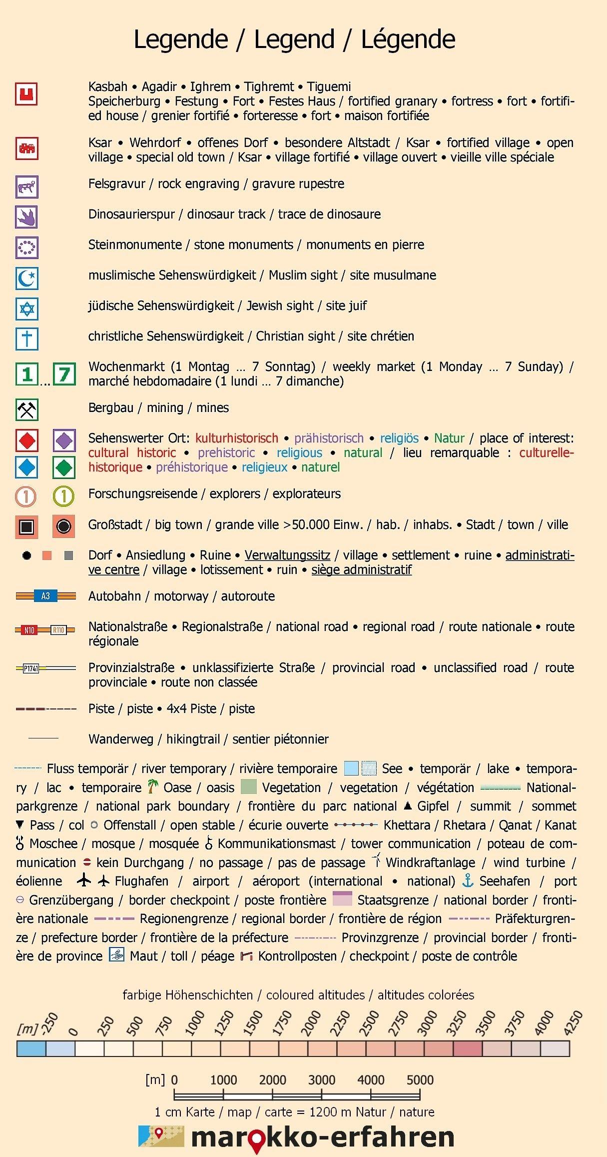Beispielinhalt (Bild) L12: Taliouine - Aoulouz - Askoun - Agadir Melloul - Jbel Sirwa + GPS-Waypoints