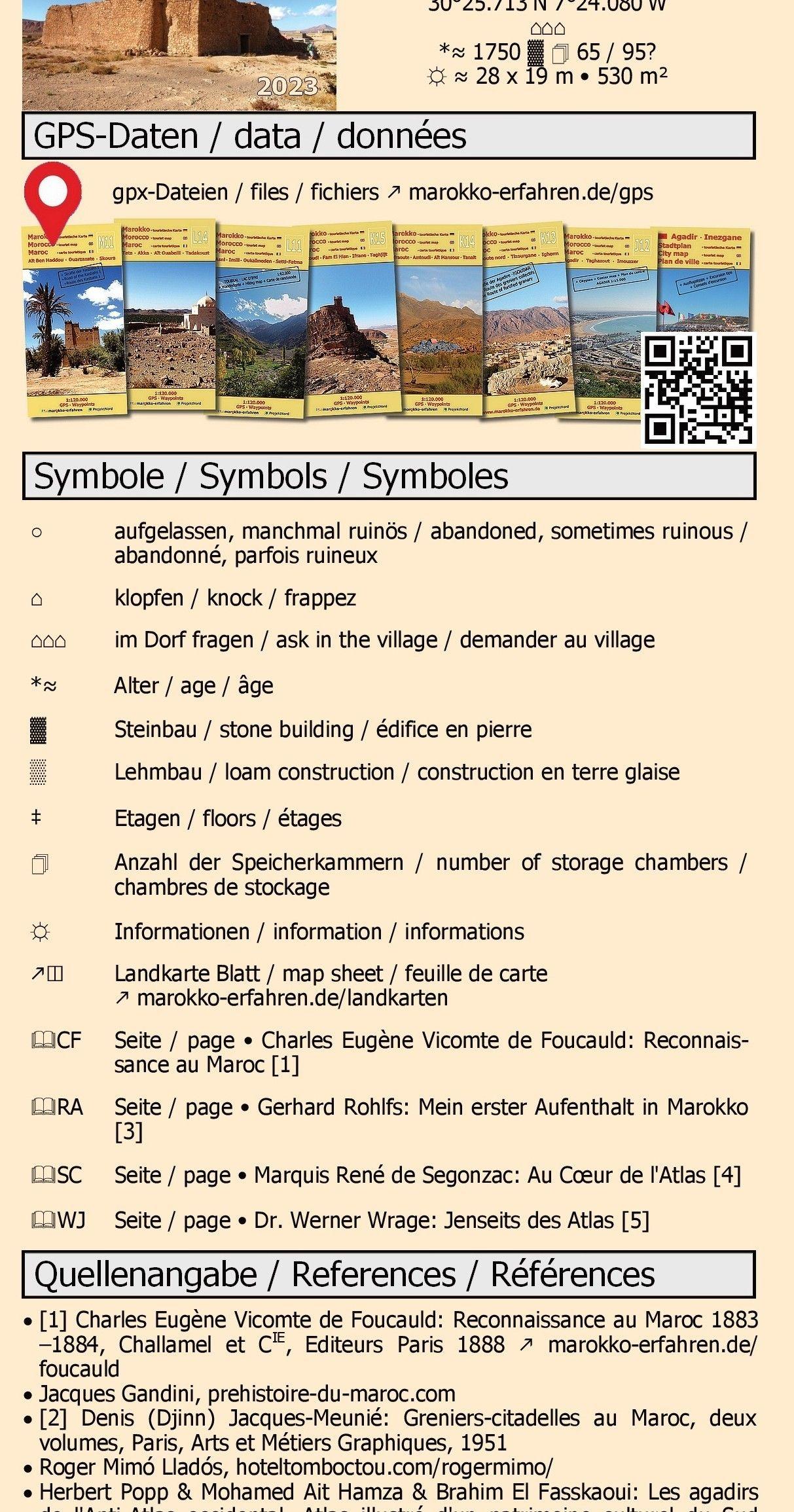 Beispielinhalt (Bild) L12: Taliouine - Aoulouz - Askoun - Agadir Melloul - Jbel Sirwa + GPS-Waypoints