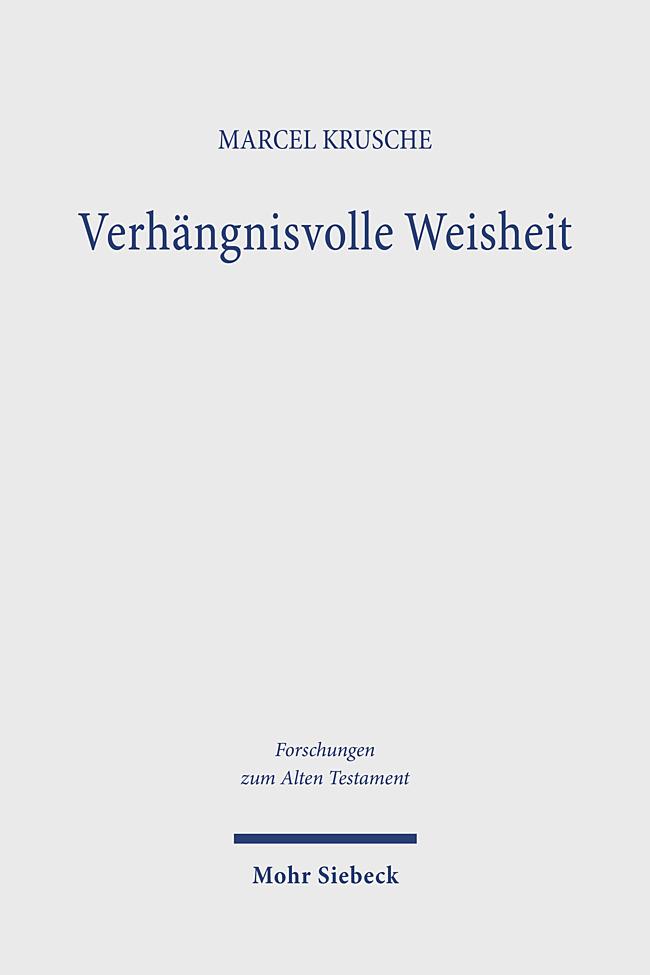 Vorderes Coverbild Verhängnisvolle Weisheit
