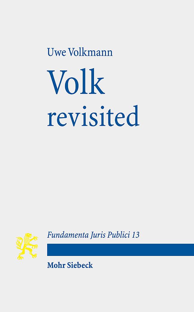 Vorderes Coverbild Volk revisited