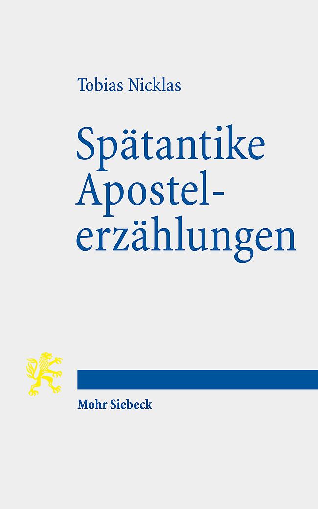 Vorderes Coverbild Spätantike Apostelerzählungen