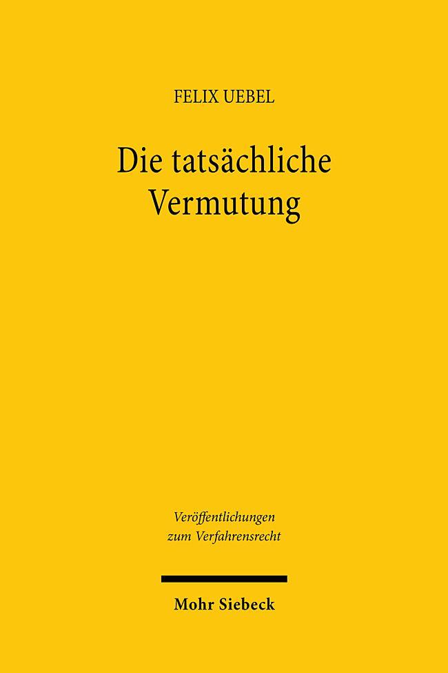 Vorderes Coverbild Die tatsächliche Vermutung