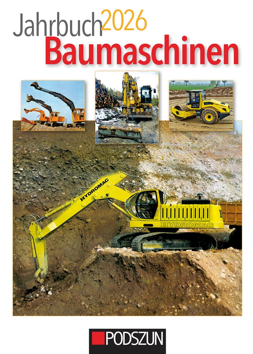 Vorderes Coverbild Jahrbuch Baumaschinen 2026
